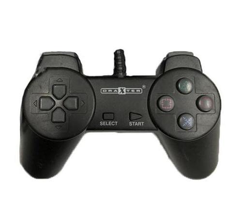 PS1 Analog Controller Draxter Zwart (PS1 Accessoires), Spelcomputers en Games, Spelcomputers | Sony PlayStation 1, Zo goed als nieuw