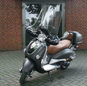 Windscherm voor Retro Scooter, beste kwaliteit en prijs!!