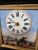 Slingerklok - Antiek Hout - 1850-1900 - Zwarte woud romige, Antiek en Kunst