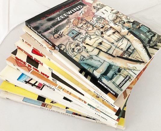 Collectie Hugo Pratt - 10 Album - Eerste Belgische editie -, Boeken, Stripboeken