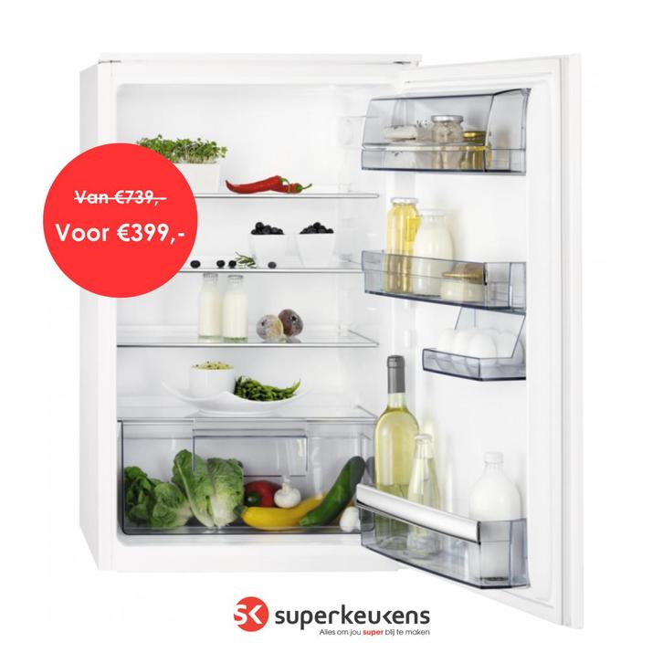 AEG Integreerbare koelkast SKB588F1AS - Superkeukens, Witgoed en Apparatuur, Koelkasten en IJskasten, Nieuw, Ophalen of Verzenden