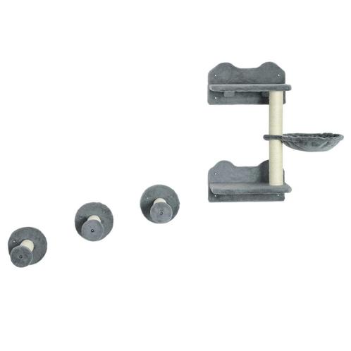 TRUUSK Klimtrappen, Klimwand, Kattentrap, 4 Stuks. Set, Met, Dieren en Toebehoren, Katten-accessoires, Nieuw, Verzenden