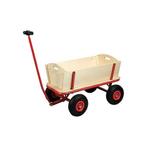 Benson Houten bolderkar - luchtbanden - 90x60x53 cm - dra..., Doe-het-zelf en Verbouw, Ophalen of Verzenden, Nieuw