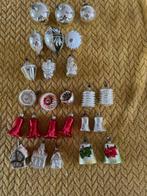 Kerstballen (25) - Glas - Antieke vintage kerstball, Diversen, Nieuw