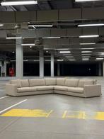 Linteloo Mauro | Beige Boucle | NIEUWSTAAT + Garantie, 300 cm of meer, Ophalen of Verzenden, Zo goed als nieuw, Bank Hoekbank Bankstel Bankje Loungebank Banken Chaise Lounge 