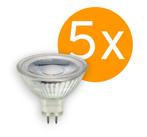 5 stuks Ledmaxx LED MR16 5W/827 38° 350lm 12V GU5.3 Niet-.., Ophalen of Verzenden, Nieuw