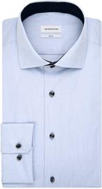 2dekans | Seidensticker Lichtblauw Business Overhemd –, Ophalen of Verzenden, Zo goed als nieuw, Seidensticker