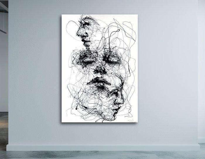 D. Witschkanow -  Abstract immersion of the vanished gods, Antiek en Kunst, Kunst | Schilderijen | Modern