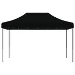 Partytent inklapbaar pop-up 440x292x315 cm zwart, Verzenden, Nieuw, 2 meter of meer, Partytent