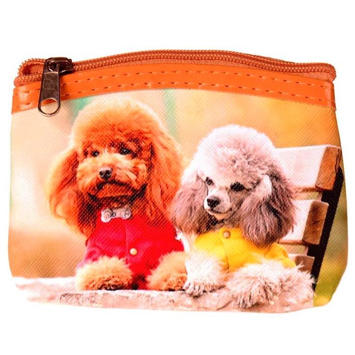 Kleine Portemonnee - Poedels Dressed-up - Ritsje - 11x9x1.5c, Sieraden, Tassen en Uiterlijk, Portemonnees, Nieuw, Ophalen of Verzenden