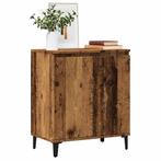 vidaXL Dressoir 60x35x70 cm bewerkt hout oud houtkleurig, Huis en Inrichting, Kasten | Dressoirs, Verzenden, Nieuw, Overige houtsoorten