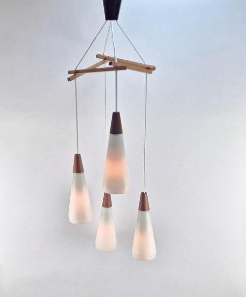 Massive - Danisch Design - Plafondlamp - Cascade lamp -, Antiek en Kunst, Antiek | Lampen