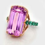 Zonder Minimumprijs - Ring - 14 karaat Roségoud, Witgoud,, Sieraden, Tassen en Uiterlijk, Nieuw