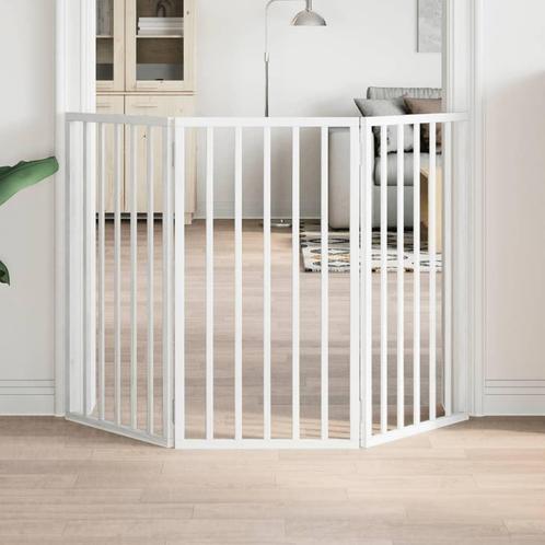 vidaXL Hondenhek inklapbaar 3 panelen 150 cm populierenhout, Dieren en Toebehoren, Honden-accessoires, Nieuw, Verzenden