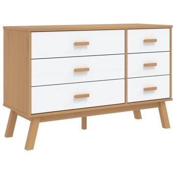 Commode OLDEN - Wit & Bruin - Perfect! | Retourdeal | 35% beschikbaar voor biedingen