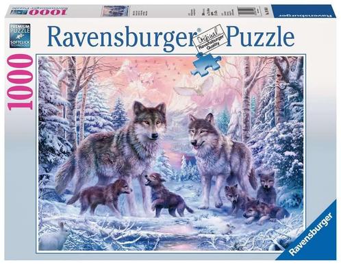 Ravensburger puzzel Arctische Wolven - Legpuzzel - 1000 stuk, Hobby en Vrije tijd, Denksport en Puzzels, Nieuw, Verzenden