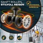 Kofferset - 3 delig - Trolley - Reiskoffer set - Zwart - Til, Huis en Inrichting, Verzenden, Nieuw