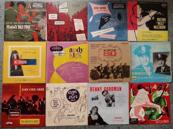 Various Artists/Bands in Jazz - Collection of 12 x 10 LPs, Cd's en Dvd's, Vinyl Singles