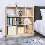 Boekenkast - open houten kast met open vakken - 97,5 x 100, Huis en Inrichting, Kasten | Ladekasten, Verzenden, Nieuw
