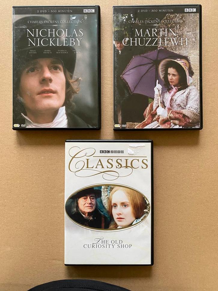 3 BBC Mini-Series - Charles Dickens Verfilmingen nieuwstaat, Cd's en Dvd's, Dvd's | Tv en Series, Zo goed als nieuw, Drama, Ophalen of Verzenden