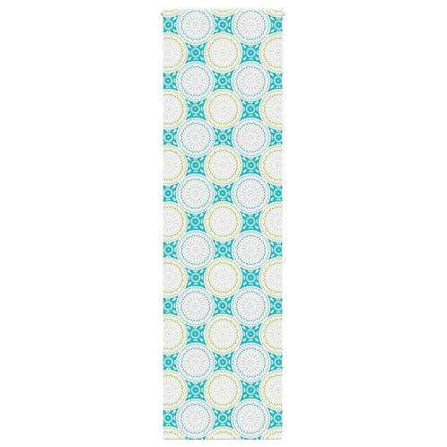 vidaXL Doucherolgordijn 60x240 cm stofbreedte 56 cm, Huis en Inrichting, Stoffering | Gordijnen en Lamellen, Blauw, Nieuw, Verzenden