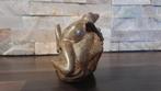 Pierre Chenet (XX-XXI) - sculptuur, Grenouille sur sa pierre