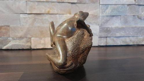 Pierre Chenet (XX-XXI) - sculptuur, Grenouille sur sa pierre, Antiek en Kunst, Curiosa en Brocante