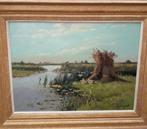 Adrianus Johannes (Arie) Zwart (1903-1981) - Bij Nieuwkoop, Antiek en Kunst, Kunst | Schilderijen | Klassiek