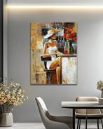 StefanoArt - Elegant Lady at Bar, Antiek en Kunst, Kunst | Schilderijen | Modern