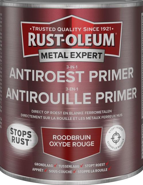 Rust oleum metal expert 3 in 1 anti roest primer 750 ml,, Doe-het-zelf en Verbouw, Verf, Beits en Lak, Nieuw, Verzenden