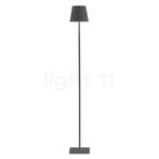 Zafferano Poldina Acculamp LED, donkergrijs - 52/87/122 cm, Verzenden, Nieuw