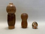 Kokeshi poppen kleine collectie - Hout - Japan - Shwa