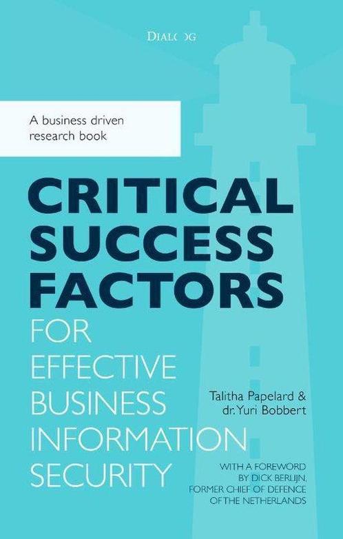 9789461263117 Critical success factors for effective busi..., Boeken, Studieboeken en Cursussen, Zo goed als nieuw, Verzenden