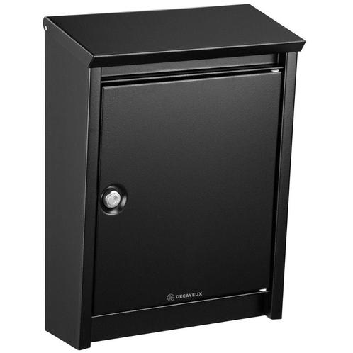 Decayeux D110 wandbrievenbus staal - zwart, Tuin en Terras, Brievenbussen, Nieuw, Verzenden