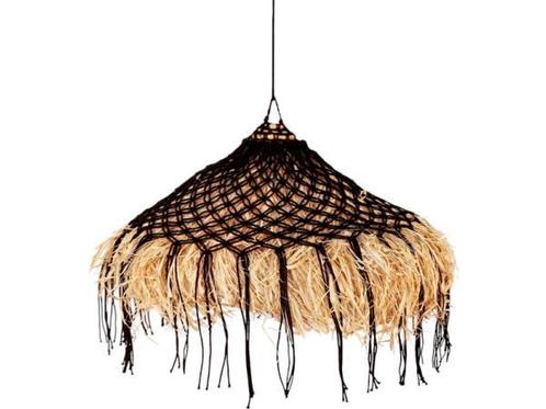 Veiling - SISAL – Handgemaakte Raffia Hanglamp  - Boho, Huis en Inrichting, Lampen | Hanglampen