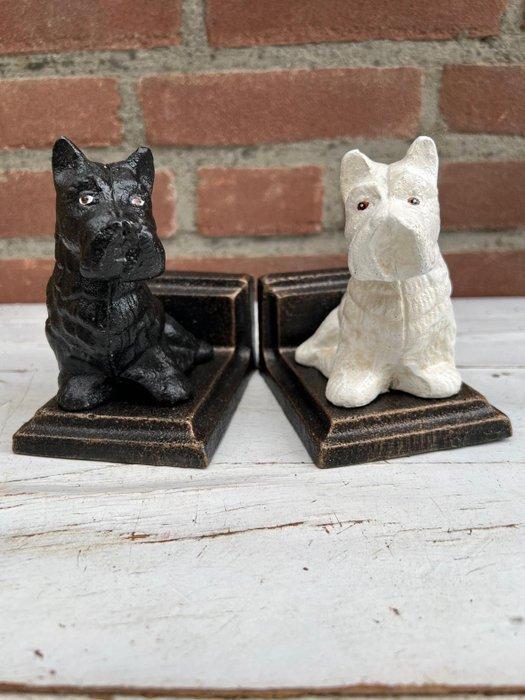 Boekensteunen (2) - Gietijzer - Scottish Terrier bookends, Antiek en Kunst, Curiosa en Brocante