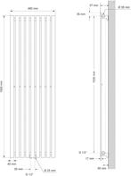 Badkamer radiator - Handdoekradiator - Verwarming Badkamer -, Verzenden, Zo goed als nieuw