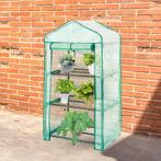Tuinkas met wielen | Broeikas | Kas | Foliekas | 69x49x130cm, Tuin en Terras, Kweekspullen, Verzenden, Nieuw