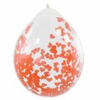 Confetti Ballonnen Hartjes 30cm 4st, Verzenden, Nieuw