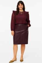 VERO MODA curve imitatie lederen rok Maat:, Kleding | Dames, Rokken, Verzenden, Nieuw, Overige kleuren