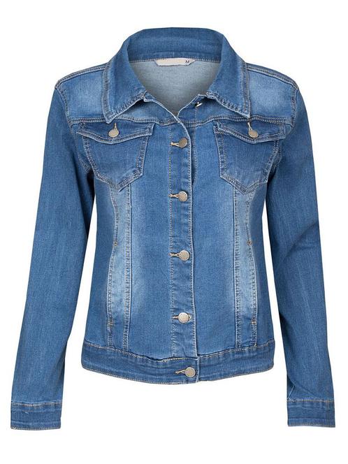 Jeans Jacket Lucy, dames jack blauw, Kleding | Dames, Jassen | Winter, Verzenden