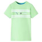 vidaXL Kindershirt 92 neongroen, Verzenden, Nieuw