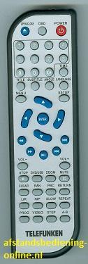 Afstandsbediening Telefunken dvd2025 Lenco dvd-225, Ophalen of Verzenden, Nieuw, Origineel