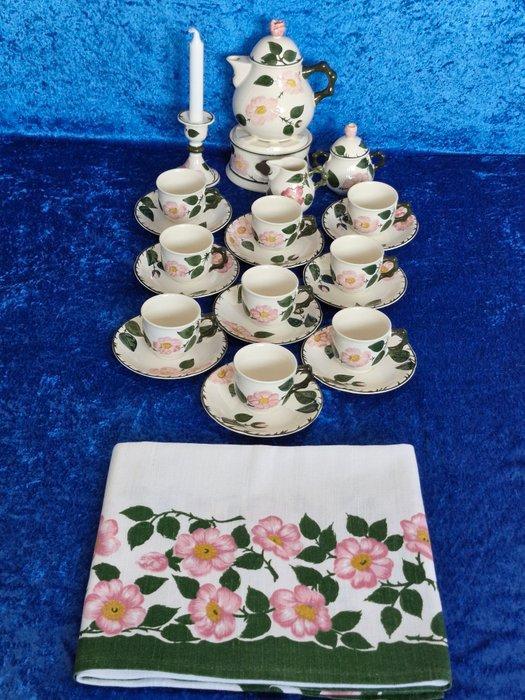 Villeroy & Boch METTLACH - Koffieservies (24) - Wild-Rose -, Antiek en Kunst, Antiek | Meubels | Tafels