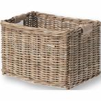Basil mand riet Dorset L 47L grey 48x37x27cm