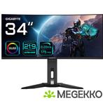 Gigabyte MO34WQC 34  Wide Quad HD 175Hz OLED Gaming Monitor, Computers en Software, Monitoren, Verzenden, Nieuw, Gigabyte