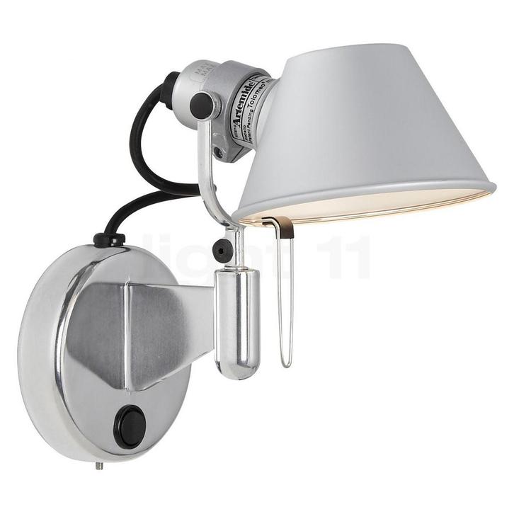 Artemide Tolomeo Micro Faretto LED, aluminium - 3.000 K - me, Huis en Inrichting, Lampen | Wandlampen, Nieuw, Verzenden