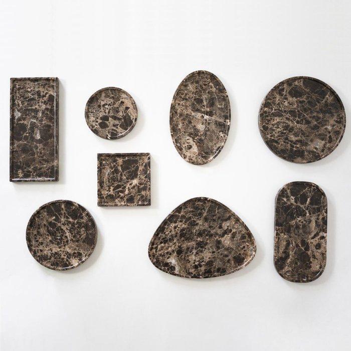 TM DESIGN - Tafelmiddenstuk - Donkere emperormarmer, Antiek en Kunst, Curiosa en Brocante