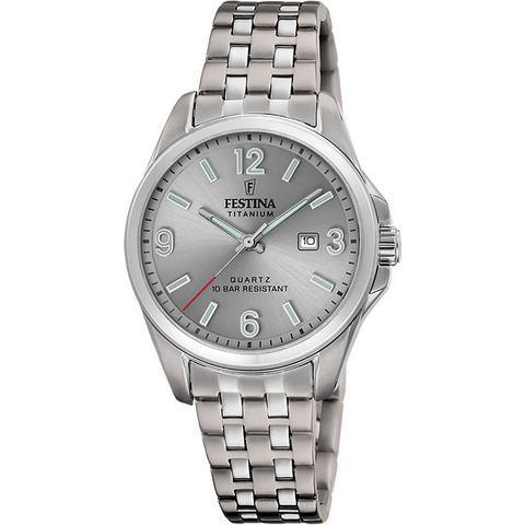 Festina Kwartshorloge Calendario Titanium Horloge,, Sieraden, Tassen en Uiterlijk, Horloges | Dames, Nieuw, Verzenden