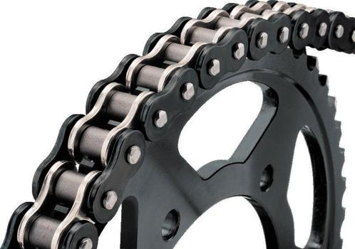 BikeMaster 530x130 BMZR Z-ring ketting - Zwart/Chroom -, Auto diversen, Tuning en Styling, Ophalen of Verzenden